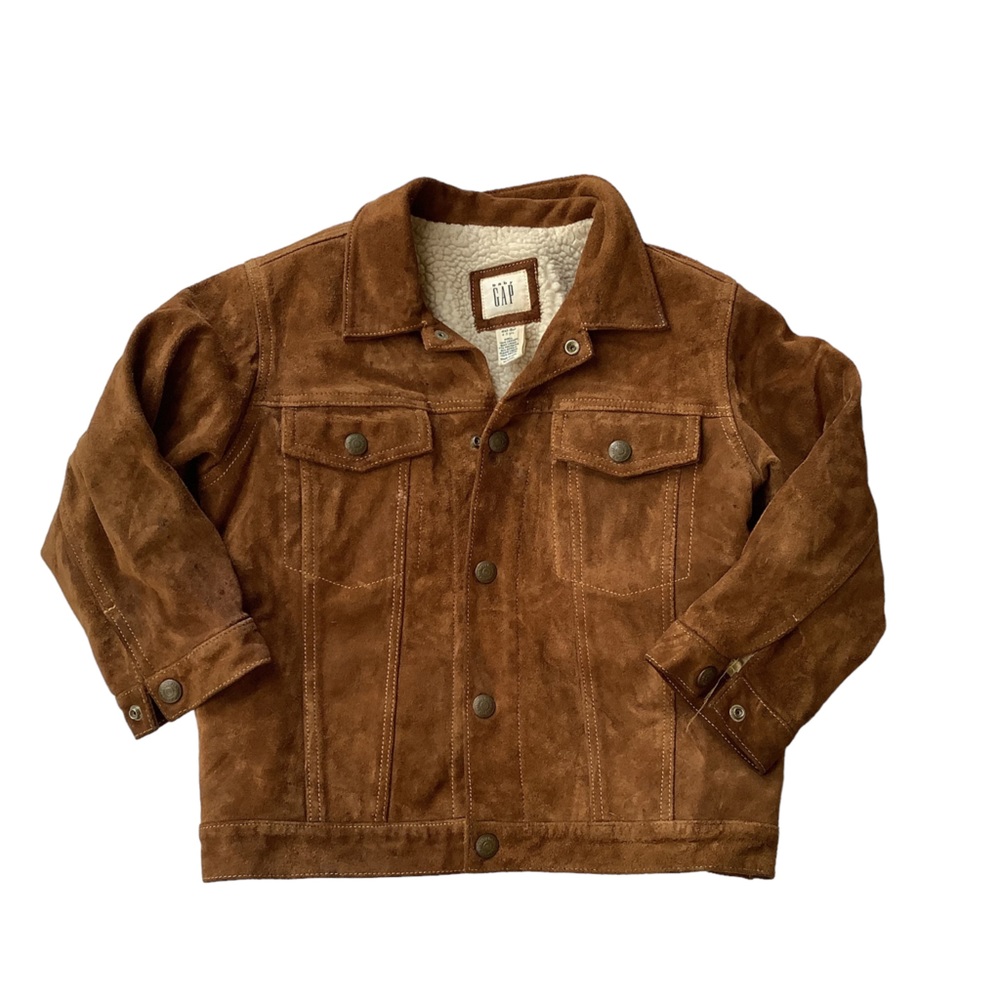 Baby Gap 4-5 years suede winter jacket.